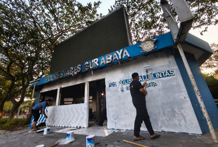 Pemkot Mulai Perbaiki Puluhan Fasum Yang Rusak Dampak Demonstrasi