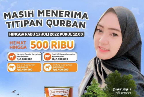 Berkurban Lewat Rumah Zakat Sumsel, Dapat Potongan Rp500 ribu