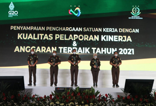 Kejati Lampung Terbaik Ke-2 Kualitas Pelaporan Kinerja dan Anggaran Terbaik dari Jaksa Agung RI 