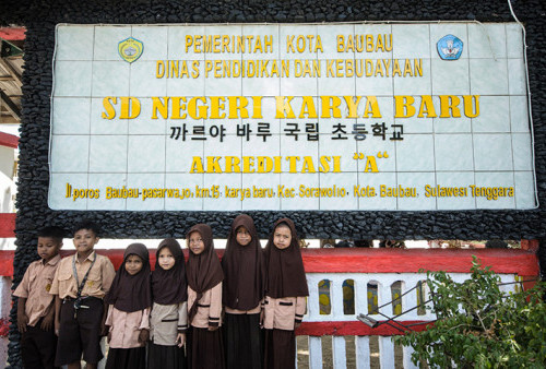 Warga Sulawesi Tenggara Gunakan Huruf Hangul Korea untuk Lestarikan Bahasa