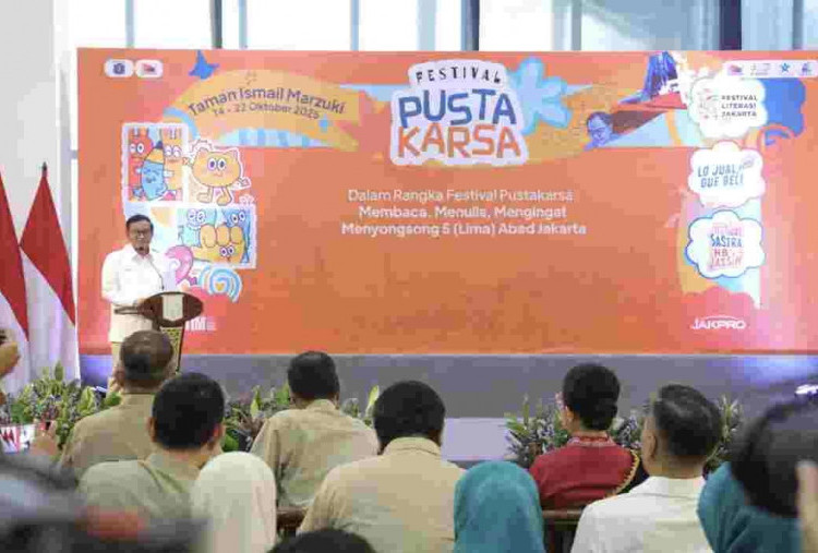 Pramono Buka Festival Pustakarsa di TIM, Ajak Pengunjung Selami Perjalanan Kota Jakarta