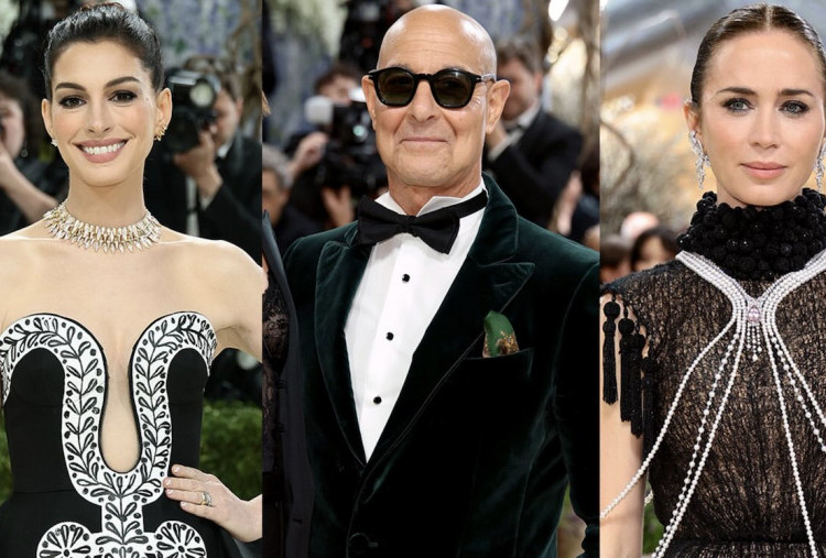 Bintang The Devil Wears Prada 2 Hadiri Met Gala 2026, Anne Hathaway Pakai Gaun Dilukis Tangan