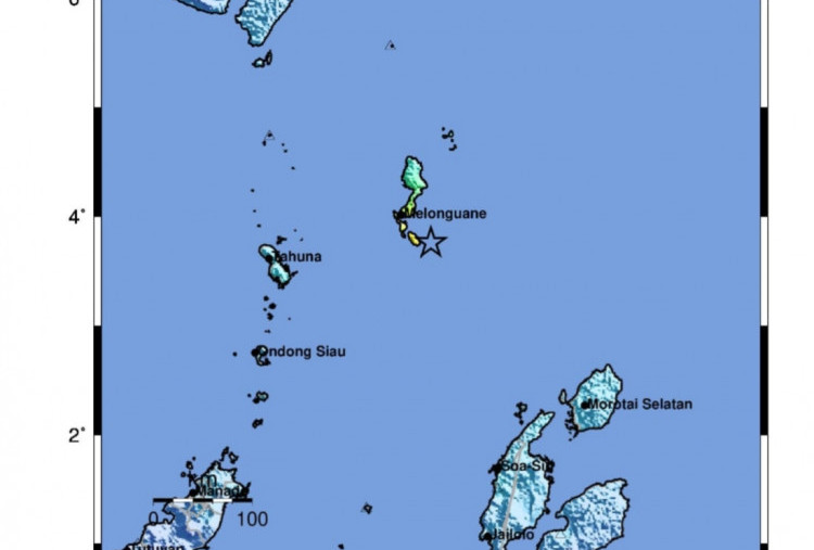 Gempa Bumi M7,1 Guncang Talaud, Belum Ada Laporan Kerusakan