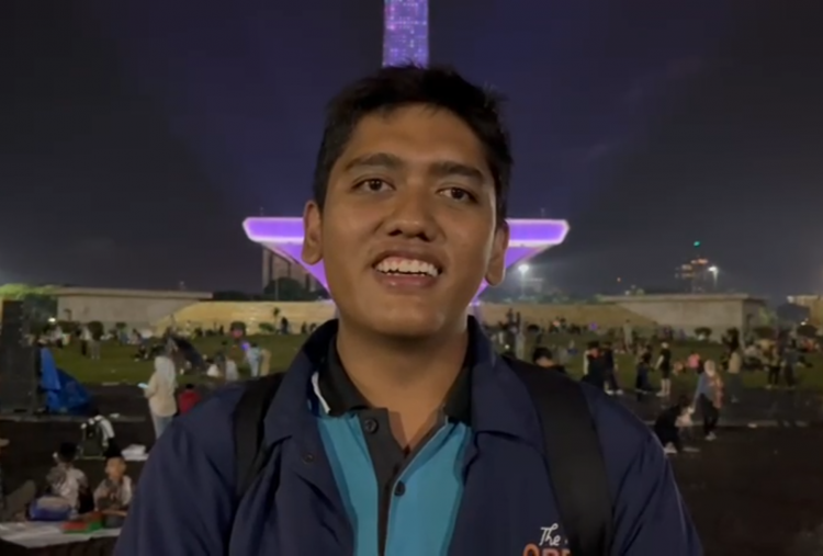 Cerita Pria Tuban yang Mampir ke Monas saat Momen Malam Tahun Baru: Rapi, Nggak Ada Sampah!