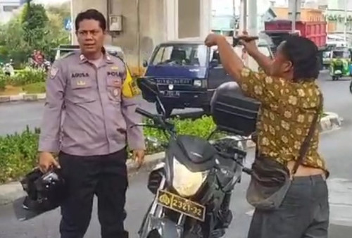 Pria Penyerang Anggota Bhabinkamtibmas di Jaktim Ditetapkan Tersangka