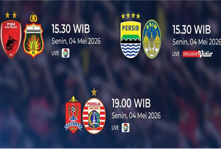 Jadwal BRI Super League Hari Ini, Senin 4 Mei 2026: Persija Incar Kemenangan, Persib Coba Jaga Asa!