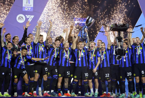 Napoli vs Inter 0-1: Nerazzurri Hat-trick Juara Piala Super Italia, Inzaghi: Ada Rahasianya!