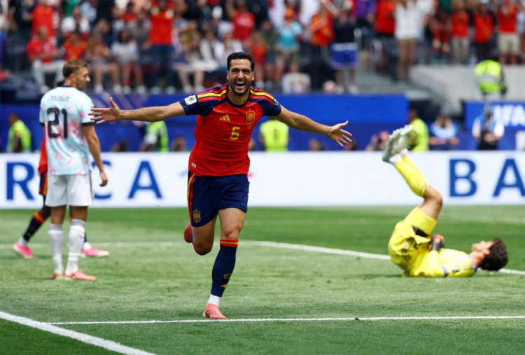Spanyol vs Belgia 2-1, Gol Telat Merino Bawa La Furia Roja Tantang Prancis di Semifinal