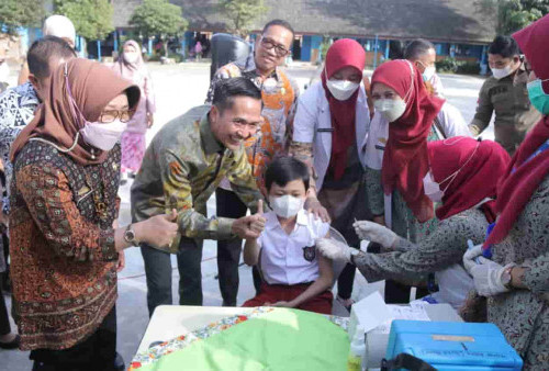Capaian Vaksinasi Rubella di Palembang Baru 35 Persen