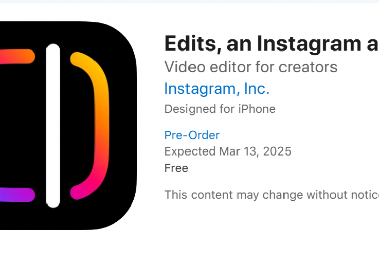 Instagram Akan Rilis Edits, Pesaing TikTok dan CapCut