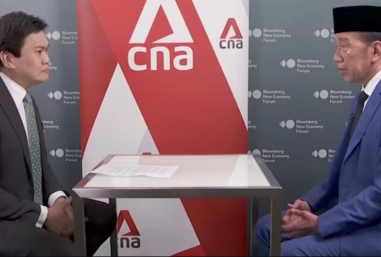 Wawancara Lengkap Jokowi dengan Media Singapura di Bloomberg New Economy Forum, Netizen Soroti Bahasa Inggris