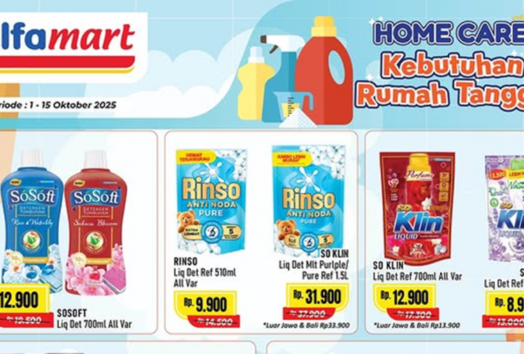 Promo Alfamart Terbaru Minggu Ini 6-12 Oktober 2025, Sabun Rinso Cuma Rp9 Ribuan