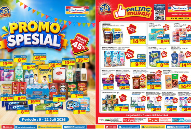 Katalog Promo JSM Indomaret Terbaru 10-12 Juli 2026, Diskon Sabun Pencuci Piring 630 ml Cuma Rp8 Ribuan!