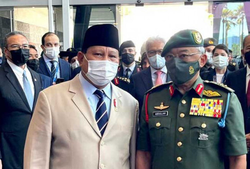 Menhan Prabowo Bertemu Raja Malaysia, Bahas Kerjasama