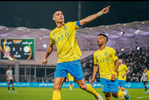 Ronaldo Bawa Al Nassr ke Semifinal Piala Raja dalam Laga Al Shabab vs Al Nassr Skor 2-5