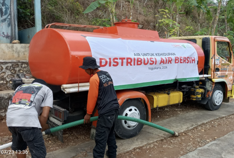 Dampak Kemarau di Yogyakarta, Dompet Dhuafa Distribusi Air Bersih Hingga Pelosok Gunung Kidul