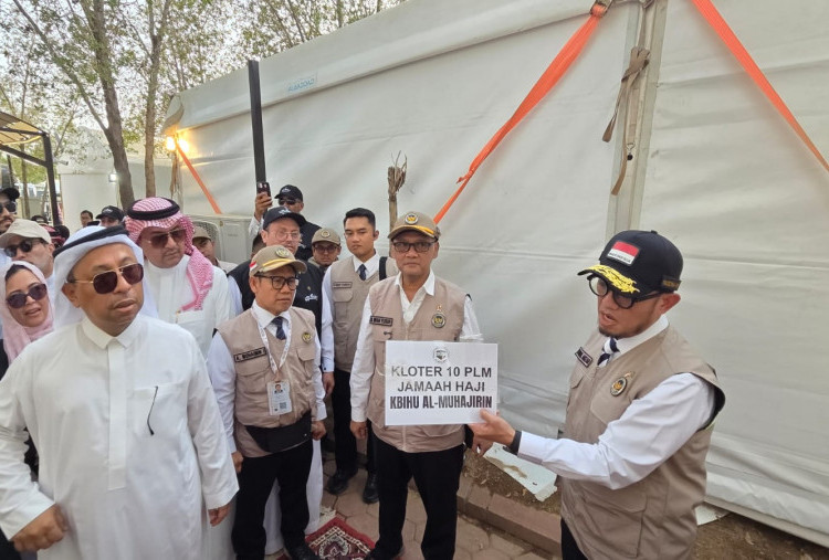 Wamenhaj Robek Penanda KBIHU di Tenda Arafah: Hanya PPIH yang Berhak Atur