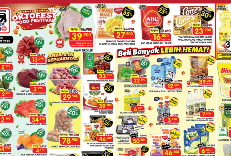 Promo JSM Superindo Terbaru 24-26 Oktober 2025, Spesial Gajian Ambil Bawang Merah Sepuasnya Rp29 Ribuan