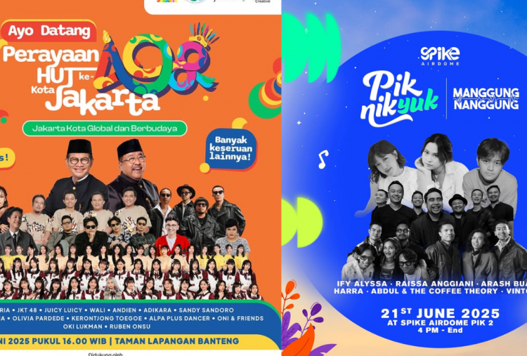 12 Rekomendasi Konser Gratis di Jabodetabek Akhir Pekan 20-22 Juni 2025, Banjir Penampilan Musisi Papan Atas!