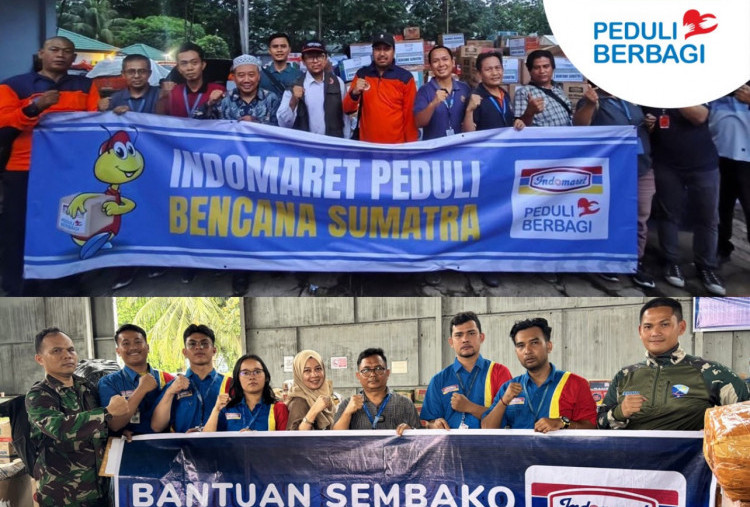Indomaret Salurkan Bantuan untuk Korban Bencana di Aceh dan Sumatra