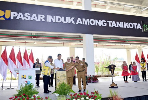 Jokowi Resmikan Pasar Induk Among Tani, Pasar Terbesar di Indonesia