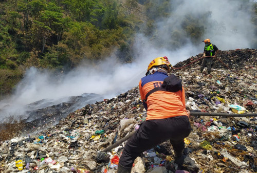 Kebakaran TPA Bertambah 2 Lokasi, TPA Tlekung Kota Batu dan Rawa Kucing Tangerang