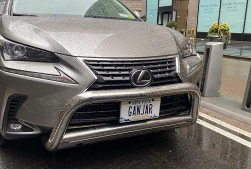 Viral Mobil Lexus Berpelat Tulisan 'Ganjar' Keliling New York, Ini Faktanya