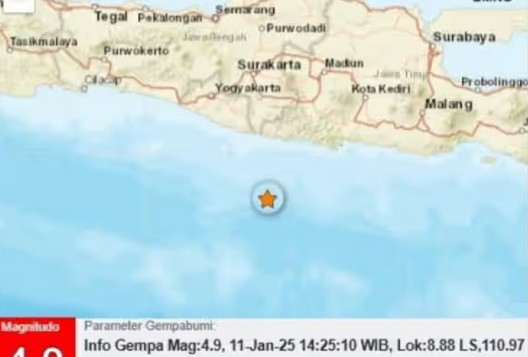 Gempa Dangkal Guncang Pacitan, Dipicu Aktivitas Zona Megathrust