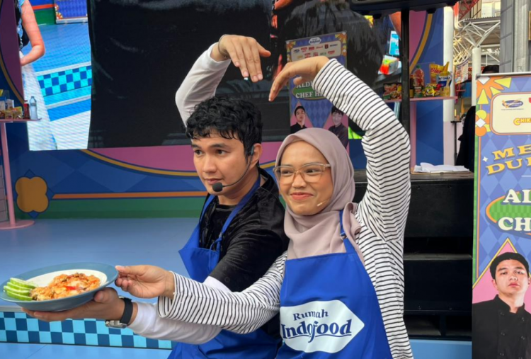 Duel Masak Aldi Taher vs Chef Hideki di Jakarta Fair 2026, Bikin Heboh Rumah Indofood