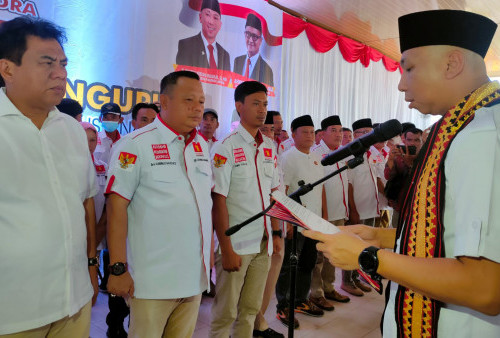 Belum Pikirkan Pilkada, Partai Gerindra Tanggamus Fokus Pemenangan Prabowo dan Perolehan Kursi