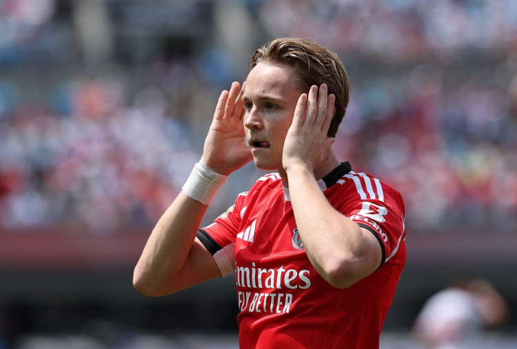 Barcelona Pantau Andreas Schjelderup, Benfica Siap Patok Harga Tinggi