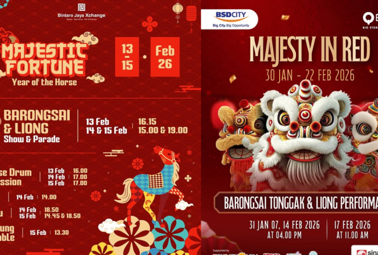10 Lokasi Nonton Barongsai di Tangerang Edisi Imlek 2026 Gratis, Siap-Siap Jangan Ketinggalan!