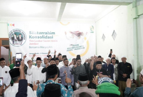 Laskar Santri Jember Dukung Amin