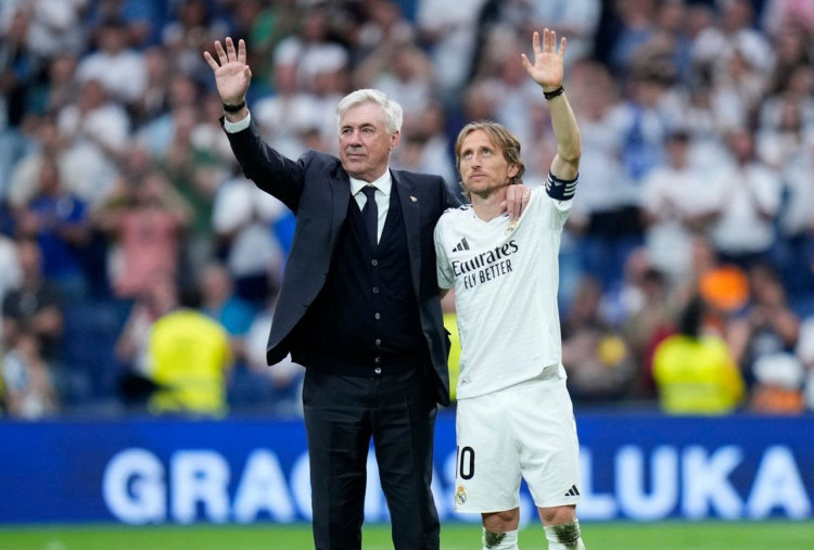 Real Madrid vs Real Sociedad 2-0, Carlo Ancelotti dan Florentino Perez pun Menangis