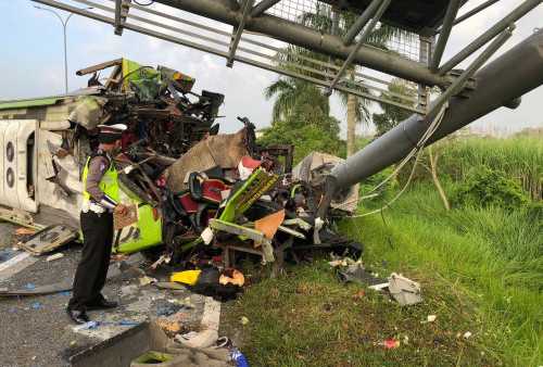 Kasat PJR Beber Kronologi Kecelakaan Bus Pariwisata yang Tewaskan 13 Penumpang 