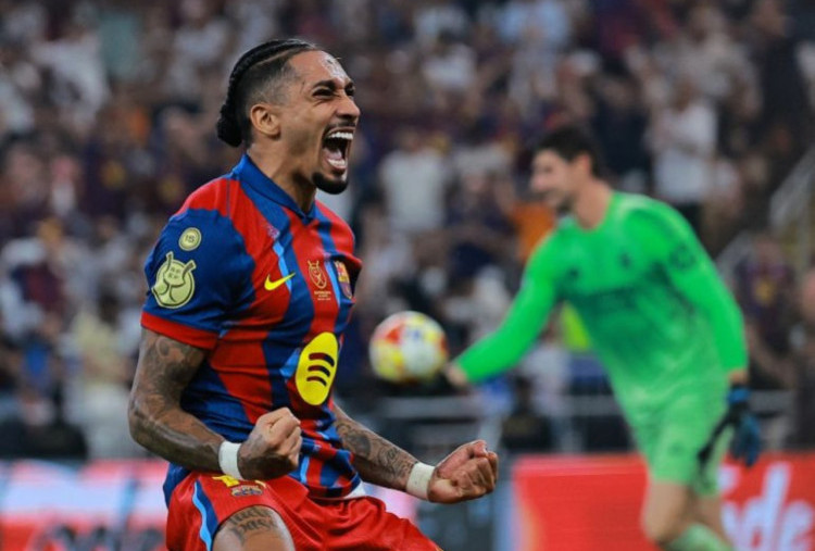 Rating Pemain Barcelona yang Kalahkan Real Madrid di Piala Super Spanyol, Raphinha Kunci Segalanya