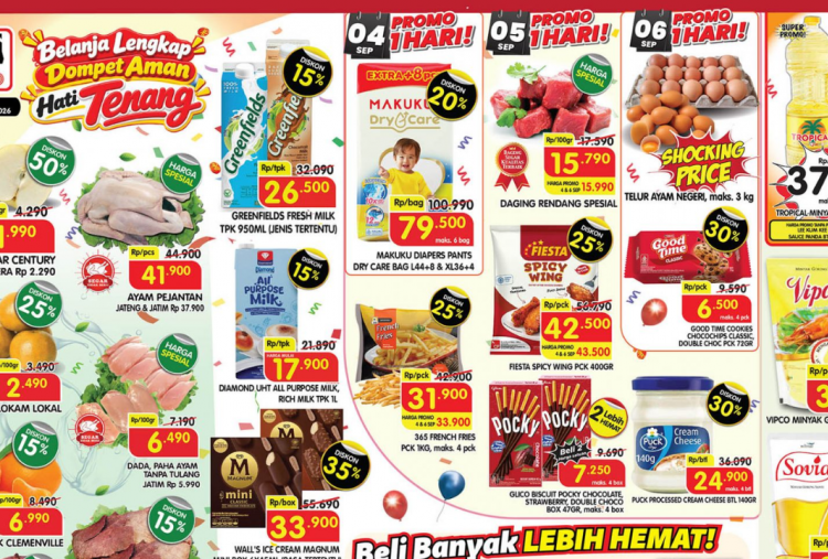Katalog Promo JSM Superindo 4-6 September 2026, Akhir Pekan Diskon Minyak Goreng Rp37 Ribuan