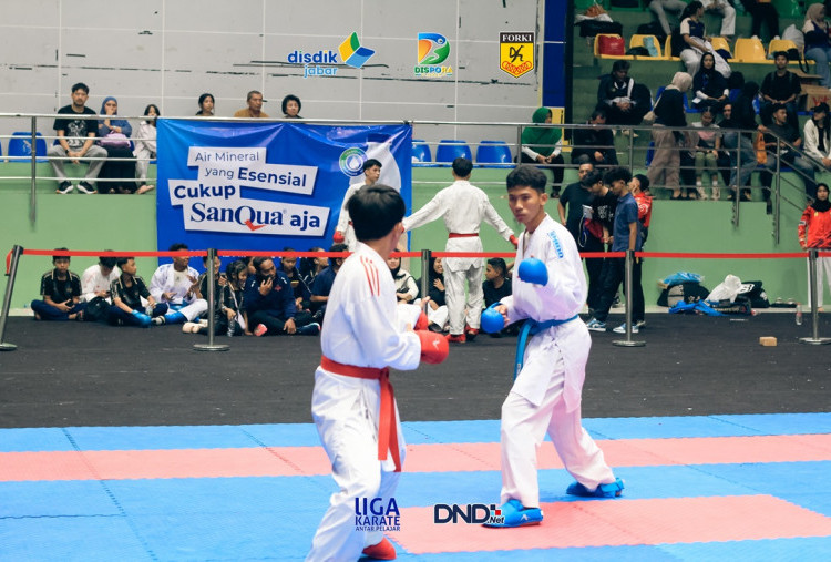  SanQua Dukung Liga Karate Pelajar Jawa Barat 2026, Pastikan Hidrasi Optimal Atlet Muda