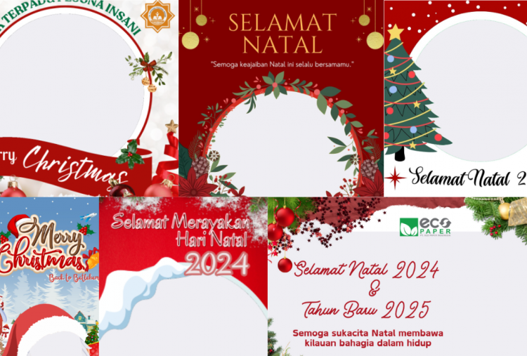 50 Link Twibbon Hari Natal 2024 Terbaru Lengkap Ucapan, Yuk Bagikan di Medsos!