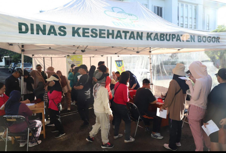 Dinkes Kabupaten Bogor Ajak Warga Hidup Sehat Lewat Car Free Day di Cibinong