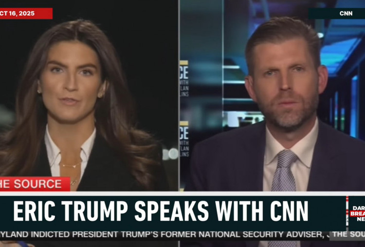 Eric Trump Angkat Bicara Soal Jadi Objek Bisik-Bisik Prabowo dan Ayahnya di KTT Mesir
