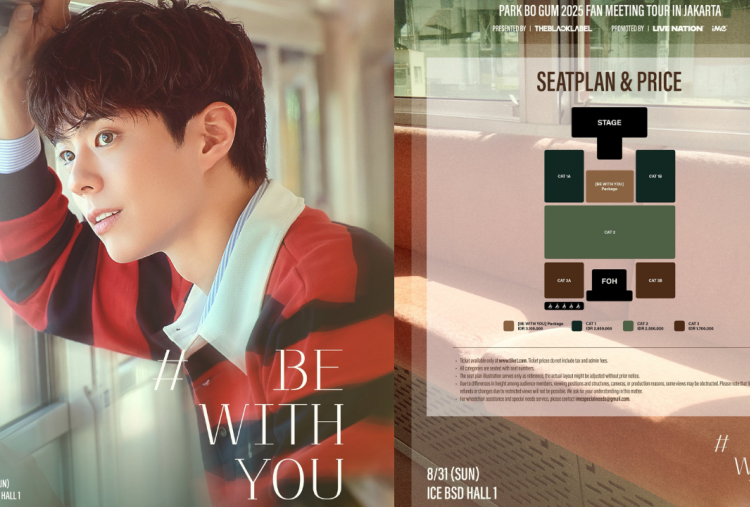 Harga Tiket Fan Meeting Park Bo Gum di Indonesia 2025, Termurah Rp1,7 Juta