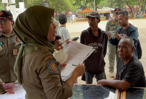 Bikin Resah Masyarakat, 8 Pak Ogah di Sawah Besar Dijaring Satpol PP