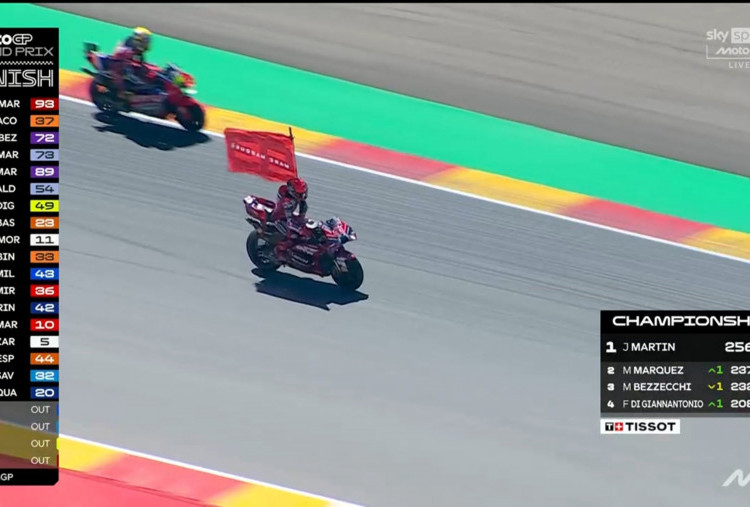 Hasil MotoGP Aragon 2026: Marc Marquez Juara Setelah Menangi Duel Sengit dengan Bezzecchi