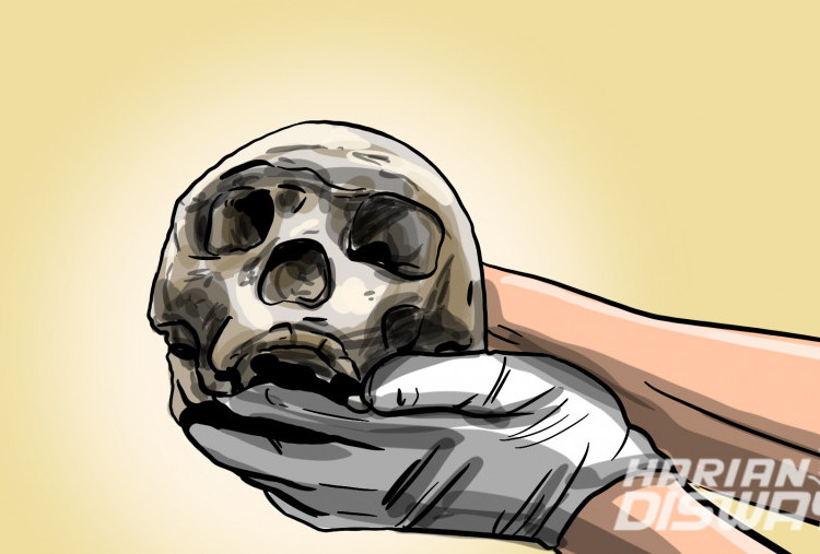 Batin Tulang Belulang Homo Erectus, si Manusia Jawa 