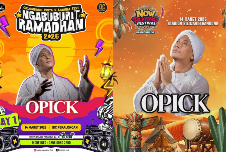 7 Konser Opick Spesial Ramadhan 2026 di Jakarta hingga Malang, Siap Temani Waktu Ngabuburit!