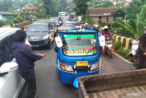 Cerita Pemudik dari Jakarta Tujuan Tasikmalaya Gunakan Bajaj, Ngaku Sudah Biasa Hadapi Kemacetan