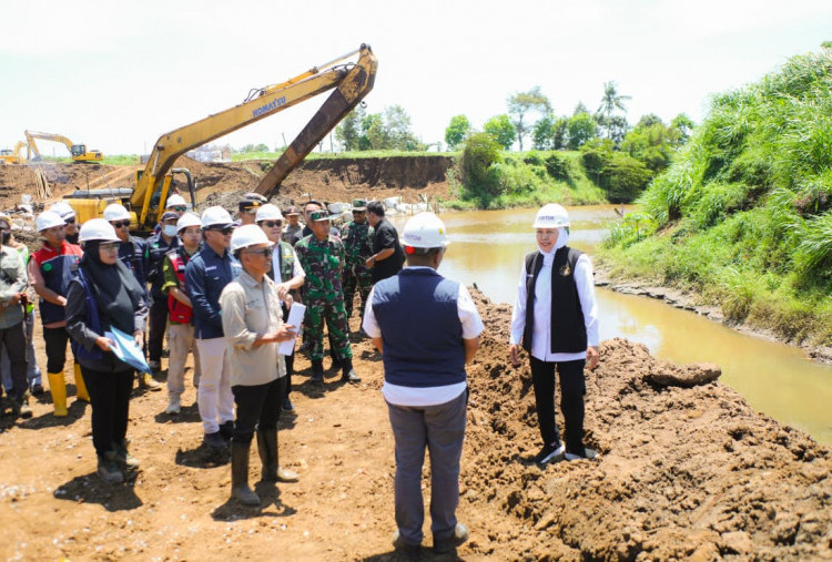 Spillway Sungai Tanggul Rampung, Selamatkan 1.046 Hektar Lahan Pertanian di Jember