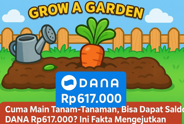 Cuma Main Tanam-Tanaman, Bisa Dapat Saldo DANA Rp617.000? Ini Fakta Mengejutkan Grow a Garden!