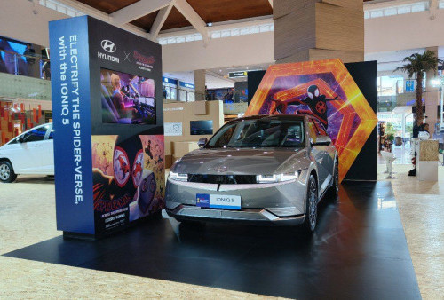 Hyundai Pamerkan Display Spider-Verse Bersama IONIQ 5, Catat Kota yang Bakal Dikunjungi!